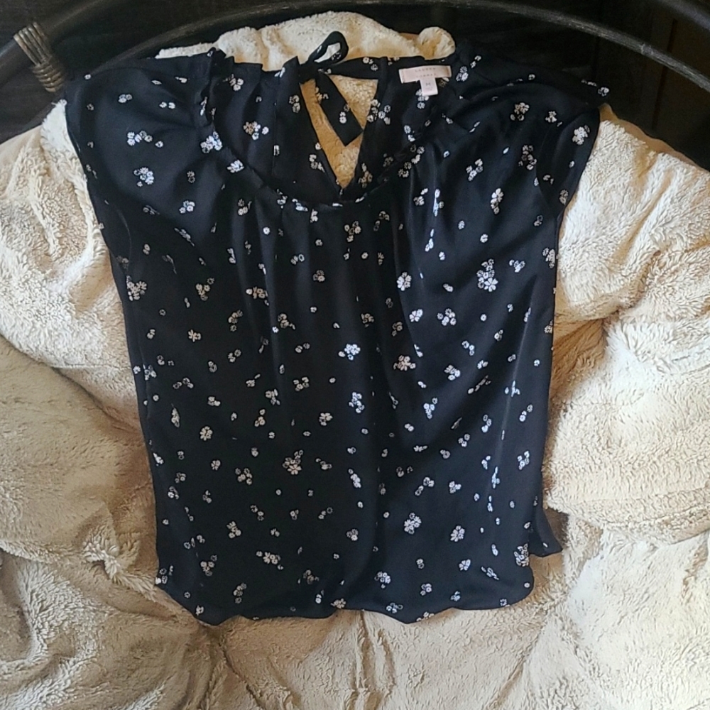 LC Lauren Conrad black blouse